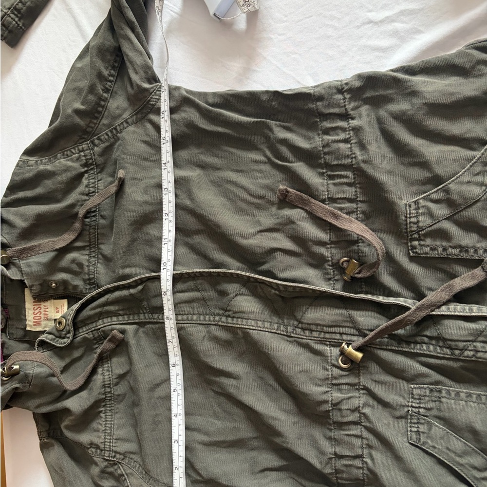 Mossimo Supply Co. Gray Hooded Jacket - Picture 4 of 5